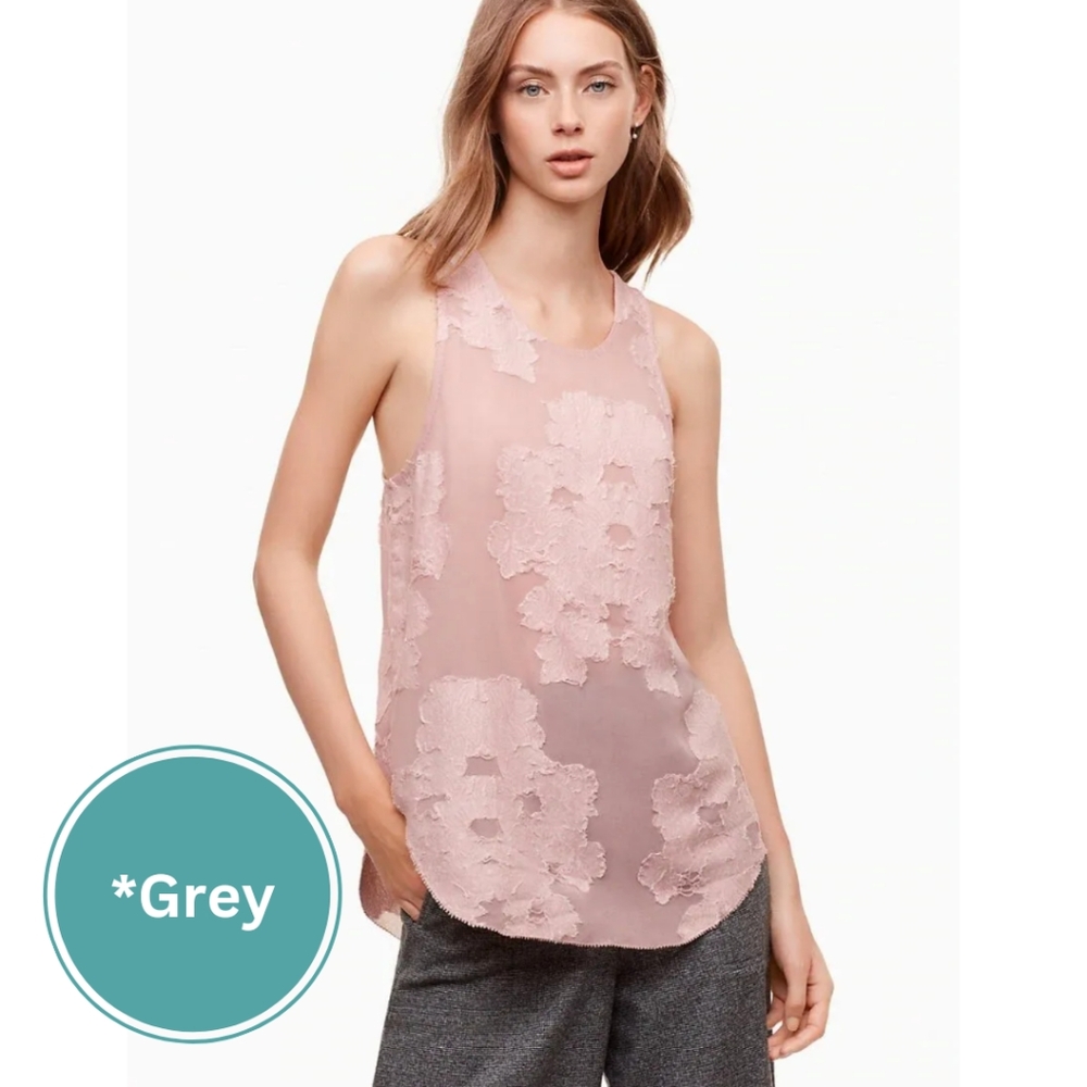 3/$15! Aritzia | Wilfred Sleeveless Sheer Tank Top